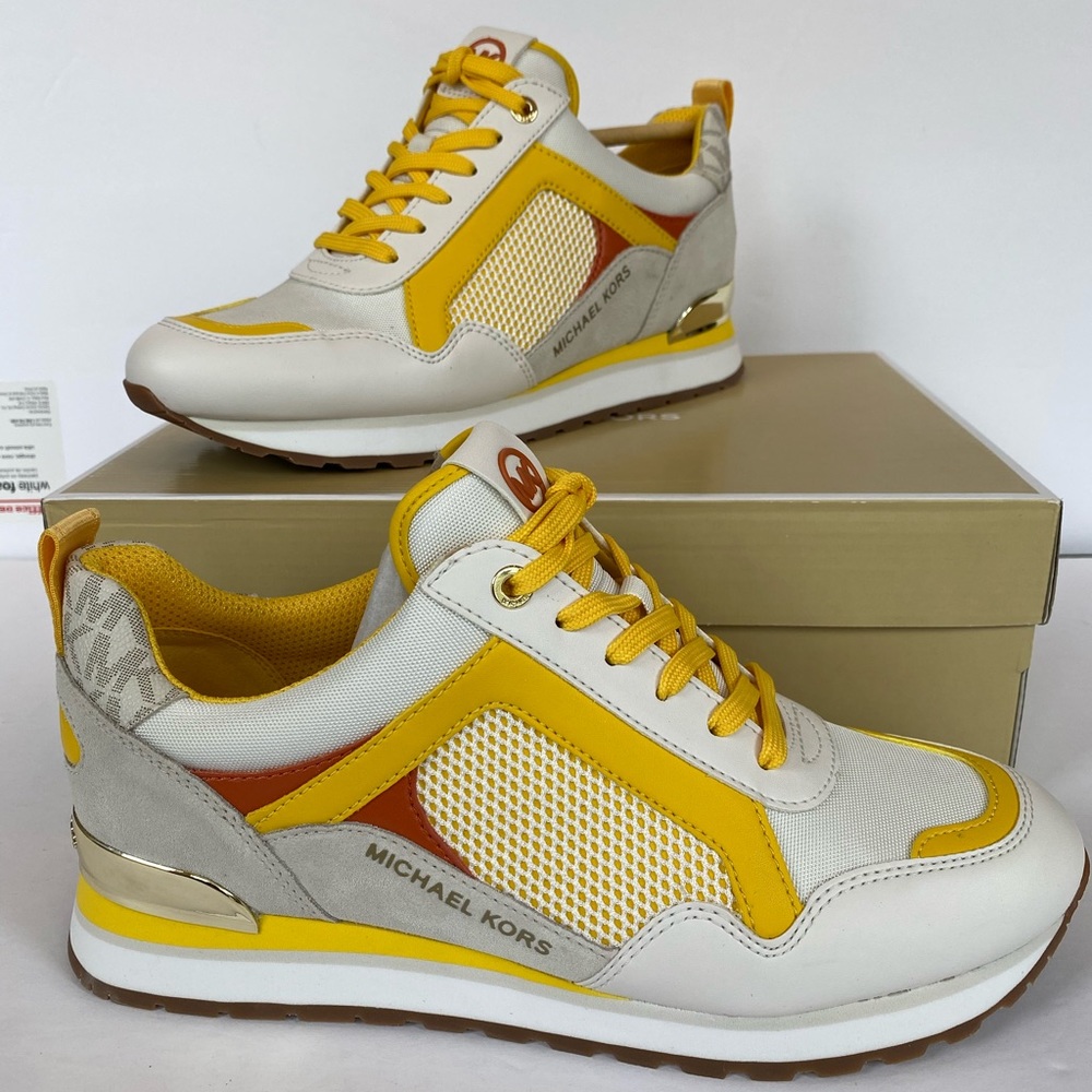 MICHAEL KORS Wilma Trainer Canvas sneaker Size:7.5 - Picture 4 of 12
